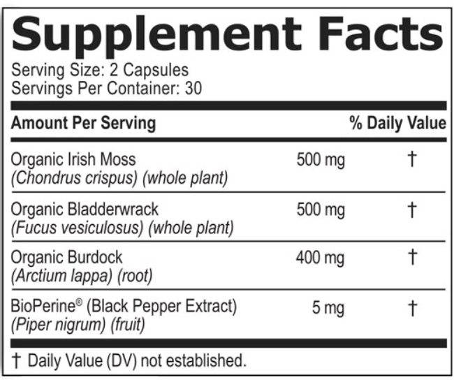 PuraBurn Supplement Fact